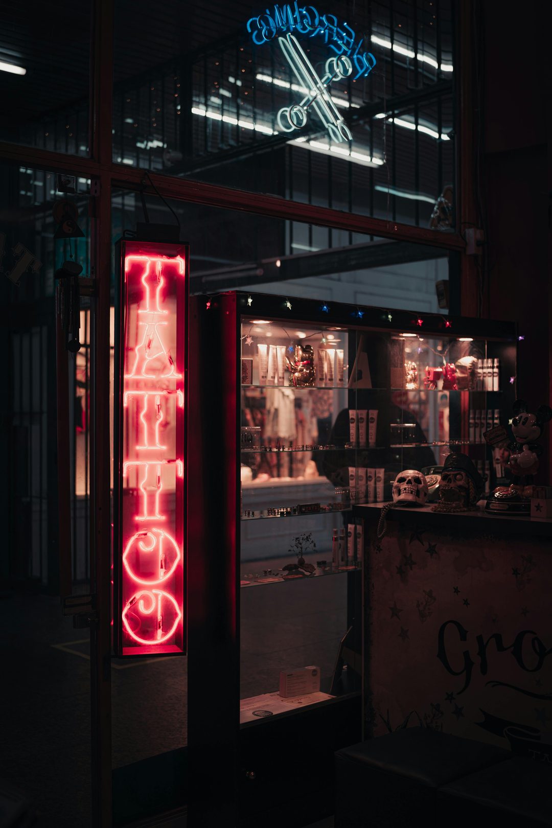 Tattoo studio signage