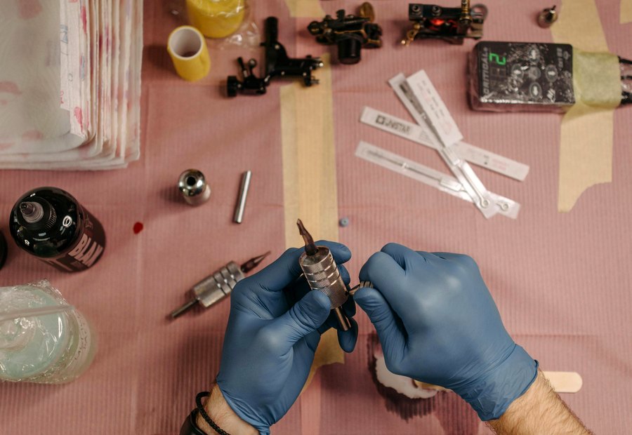 Tattoo machines and supplies