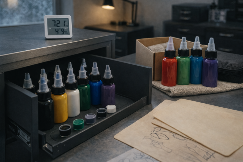 Tattoo Ink Types, Pigment Safety & Storage: A Pro Guide for Artists