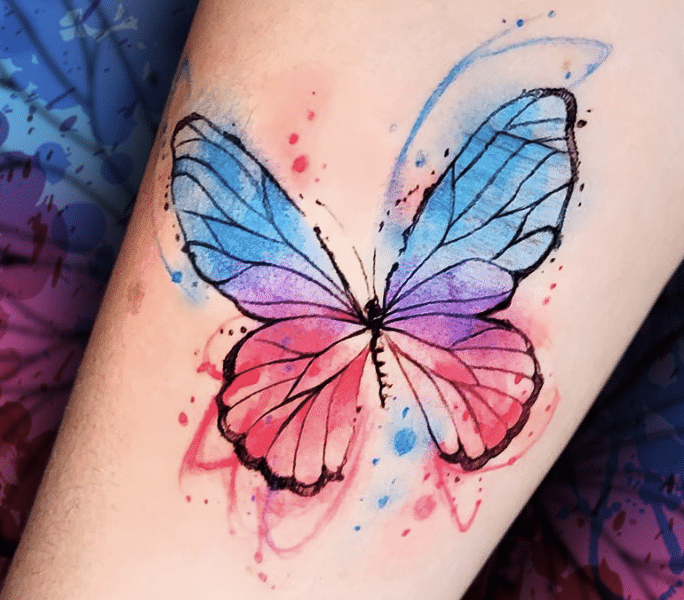 Ảnh healed mẫu cho Watercolor
