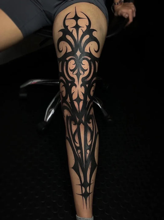 Photo series showing tattoo healing process day by day