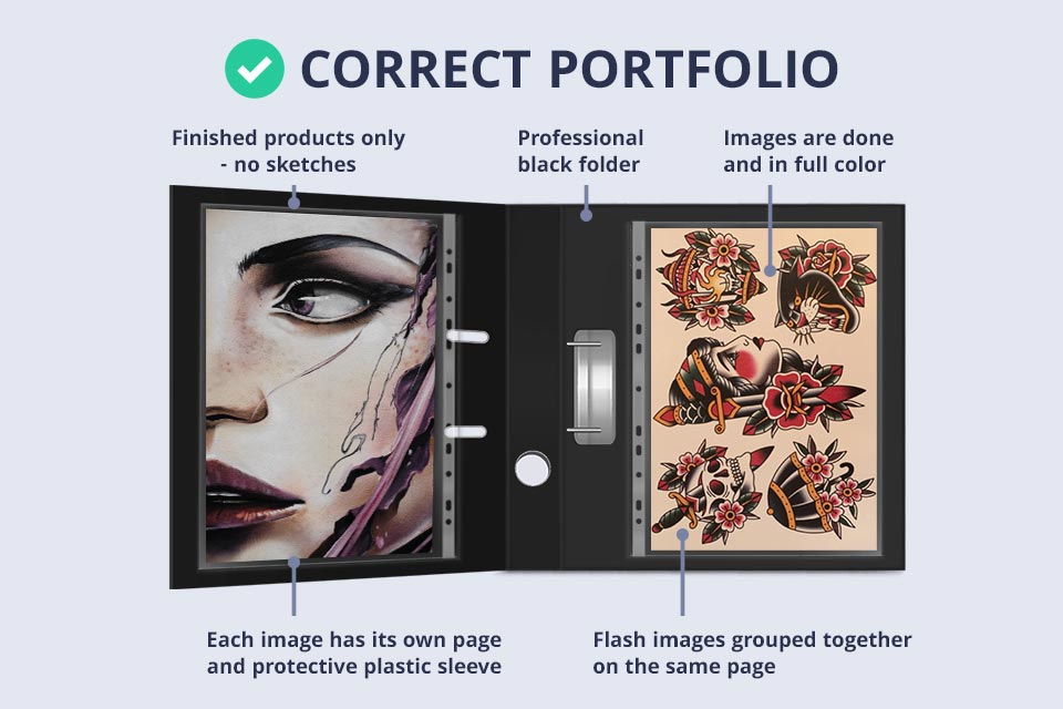 Xem ảnh hình xăm đã lành trong portfolio của nghệ sĩ