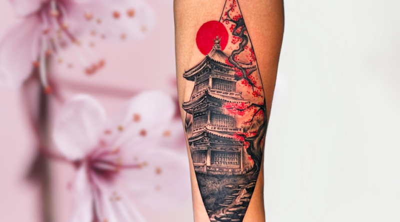 Traveler planning a tattoo in Hoi An with a notebook and studio brochure