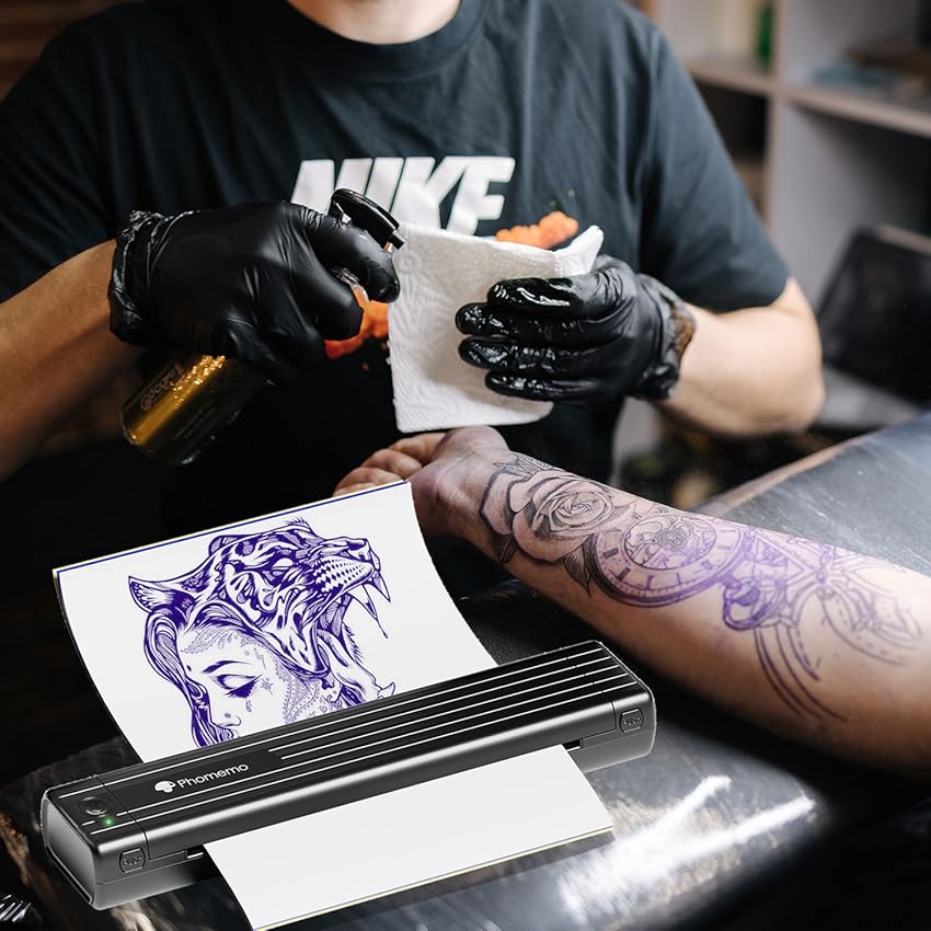 Máy in nhiệt stencil dùng trong studio xăm