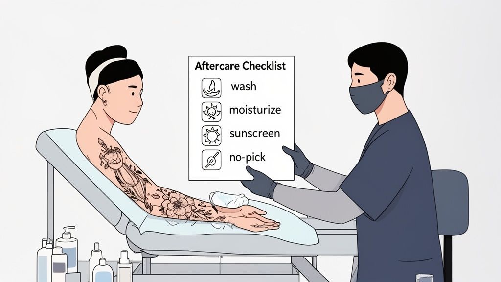 Hình xăm bị đóng vảy quá nhiều và nứt nẻ, dấu hiệu chăm sóc không đúng cách