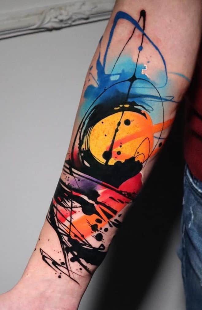 Ảnh healed mẫu cho Watercolor