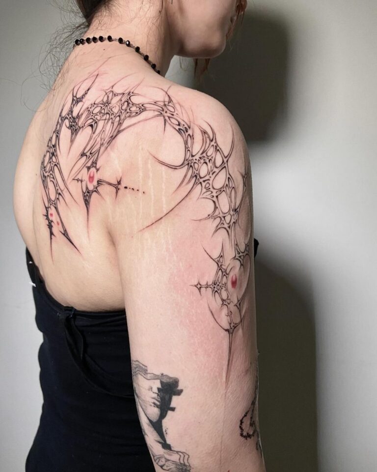 Cyber Sigilism Tattoo: Sharp Shapes, Symmetry, and Placement Limits