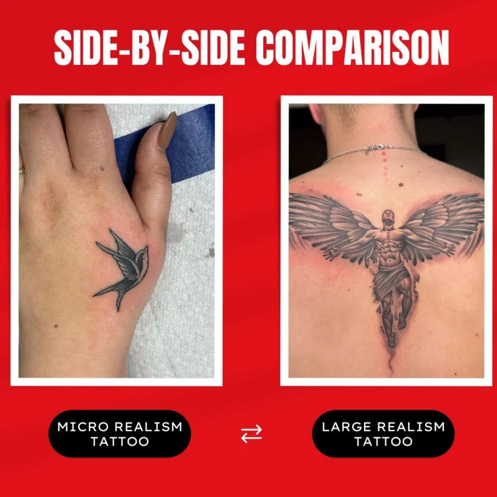 Tattoo artist in Saigon working on micro realism