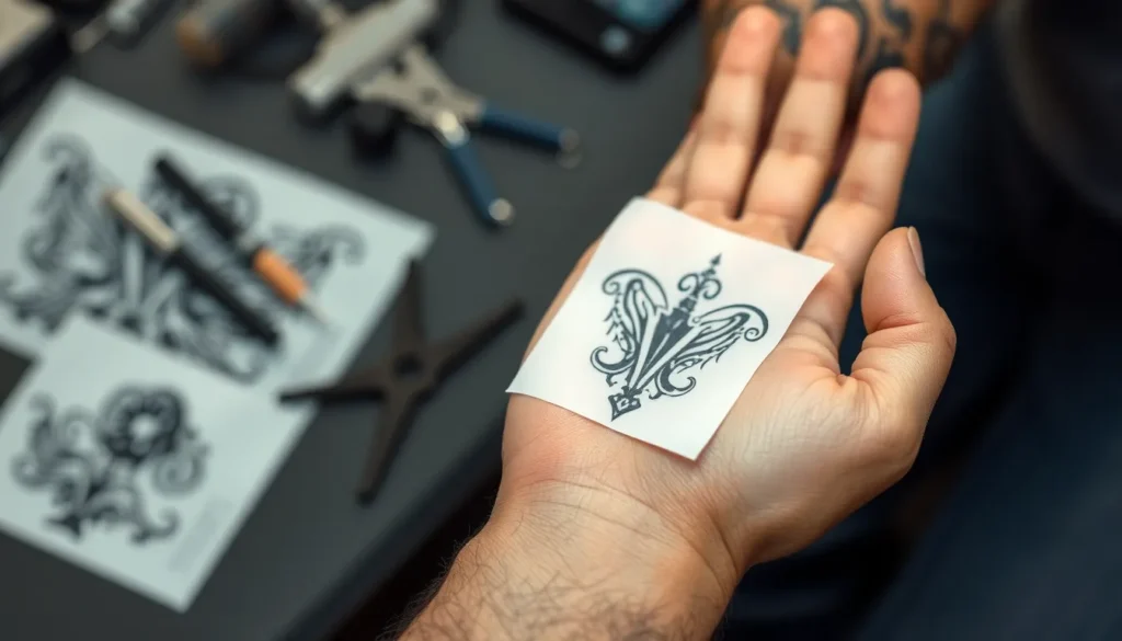 Clean tattoo studio showing autoclave and sterilization tools