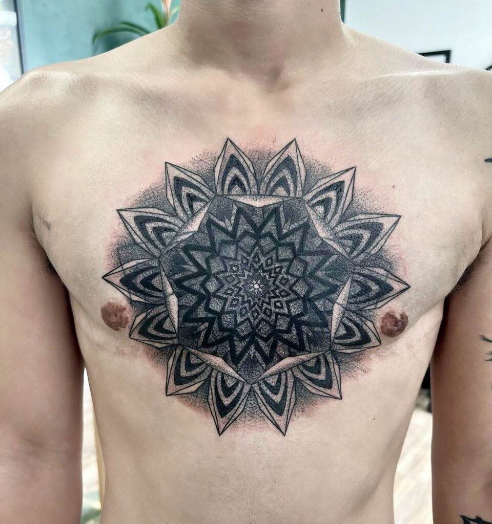 Kiểm tra độ đậm nét, độ bão hòa màu và sẹo trên hình xăm cũ.