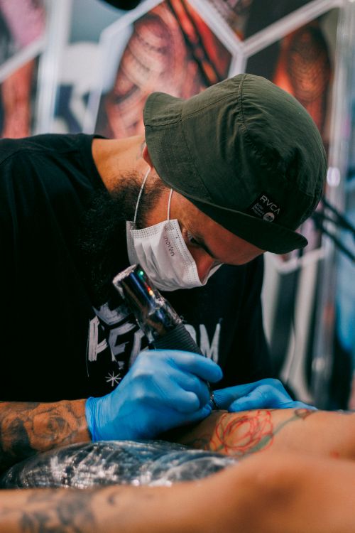 A tattoo studio in Hoi An blends modern hygiene with local charm.