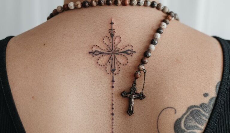 Close-up of a tattoo machine creating precise dotwork dots.