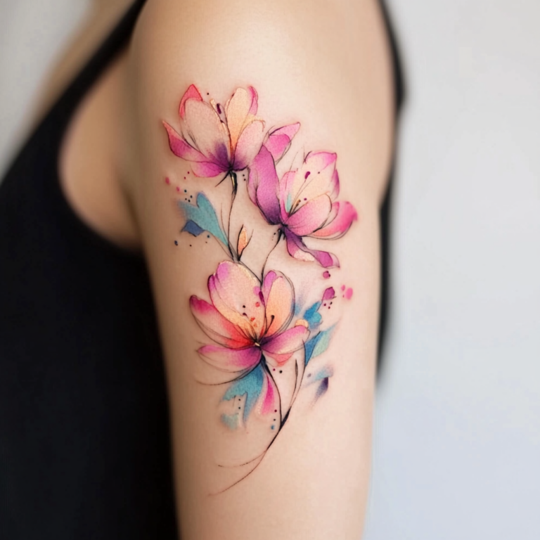 Watercolor Tattoo: Placement, Body-Flow, Edge Strategy, Pigment Contrast, and Long-Term Maintenance